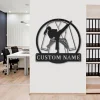 Personalized Karate Girl Monogram Metal Sign Art, Custom Karate Girl Sport Metal Sign, Hobbie Gifts, Sport Gift, Birthday Gift