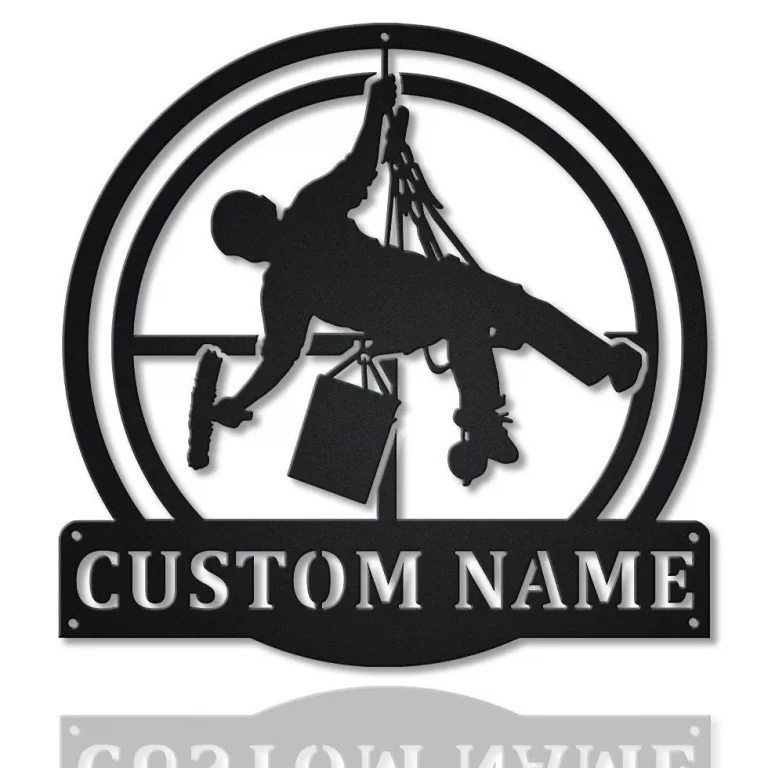 Personalized Window Washer Monogram Metal Sign Art, Custom Window ...