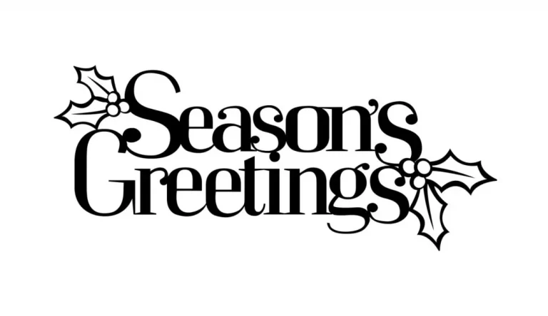Seasons Greetings Metal Sign With Holly Berries - Black, Christmas Sign, Metal Wall Art, Metal Signs, Christmas