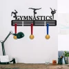 Custom Medal Hanger Monogram Art, Personalized Gymnastics Medal Hanger, Gymnast Medal Holder Display, Tiered Award Rack Sports Medal Hanger