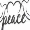Christmas Peace Doves Metal Sign - Silver, Christmas Decorations, Christmas Gifts, Xmas Decorations, Christmas