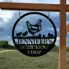 Family Chicken Name Sign, Custom Eggs Farmhouse Name Sign, Personalized Hen House Coop Sign, Chicken Farm Metal Art, Our Little Coop Sign