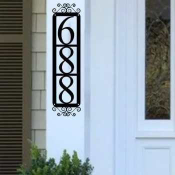 House Number Sign, Metal Address Sign , Address Plaque, Home Number Sign, Custom Address Decor, House Warming Gift, Front Door Sign, Address Sign