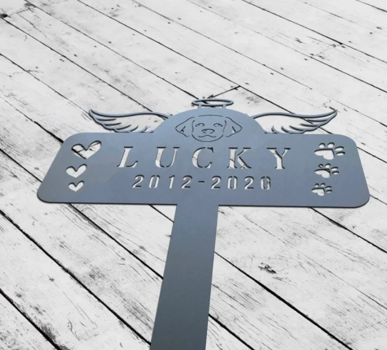 Custom Pet Memorial Garden Stake, Personalized Dog Memorial Stake, Pet Memorial Garden Sign, Pet Memorial Gift, Pet Grave Marker, Pet Loss Gift