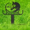 Custom Infinity Horse Memorial Stake, Metal Horse Grave Marker, Remembrance Stake, Metal Horse Garden Stake, Horse Sympathy Gift, Horse Loss Gift