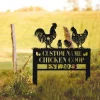 Personalized Chicken Farm Metal Sign, Farm Coop Sign, Family Name Metal Sign For Farm House, Hen House Coop Sign, Custom Chicken Farm Sign