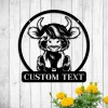 Buffalo Farm Sign, Custom Cow Farm Metal Wall Art, Cow Farm Sign, Personalized Cow Farm Metal Sign, Cow Farm Gift, Cow Farm Lover, Cow Farm