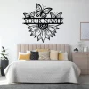 Personalized Butterfly Metal Wall Art | Custom Name Metal Sign | Butterfly Sign | Butterfly Garden Sign | Mother's Day Gift | Outdoor Decor