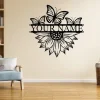 Personalized Butterfly Metal Wall Art | Custom Name Metal Sign | Butterfly Sign | Butterfly Garden Sign | Mother's Day Gift | Outdoor Decor