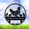 Custom Chicken Farm Metal Sign, Hen House Coop Sign, Our Little Coop Sign Metal Sign, Metal Chicken Coop Sign, Custom Chicken Coop Sign