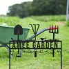 Personalized Gardener Name Sign, Lawn Address Monogram Metal Sign, Custom Address Sign, Address Sign, Garden Yard Art Decor, Yard Sign