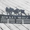 Hockey Medal Hanger, Custom Monogram Name Hockey Medal, Personalized Hockey Medal Holder Monogram, Hockey Medal Display, Hockey Medal Gift