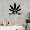 Personalized Weed Metal Wall Art, Marijuana Sign Decoration, Culture Smoking Cigarette, Custom Cannabis Sign Weed Sign Birthday Gift