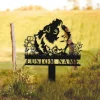Custom Guinea Pig Garden Stake, Personalized Guinea Pig Yard Stake, Guinea Pig Pet Memorial Marker, Metal Hamster Guinea Pig Memorial Stake