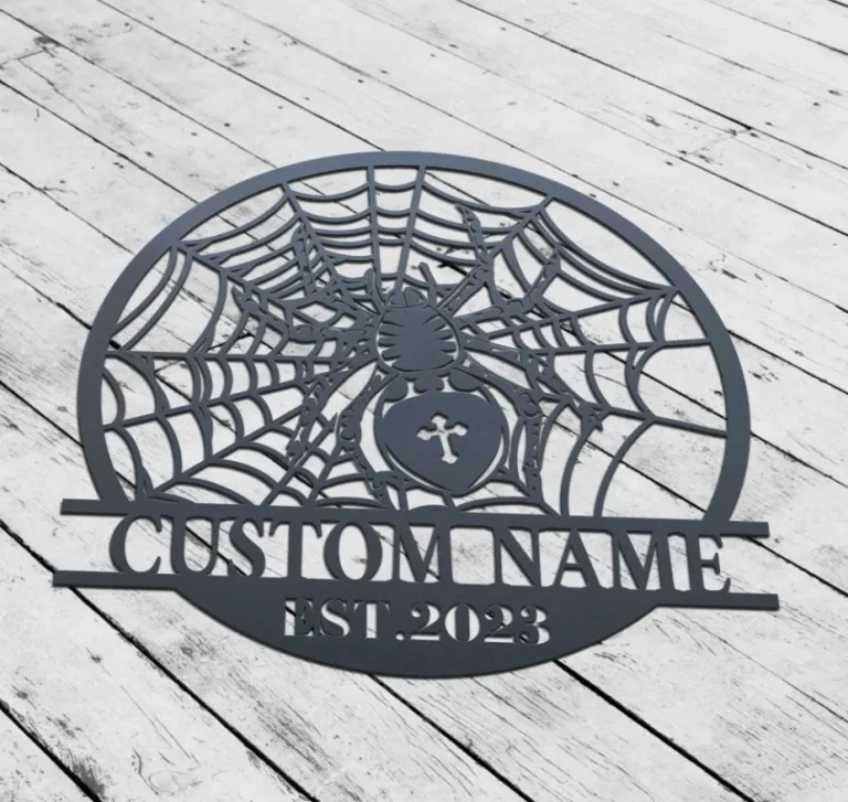 Custom Spider Metal Sign Art, Metal Spider Decor, Spider Sign, Custom Tarantula Metal Sign, Tarantula Metal Wall Decor, Spider Wall Hanging