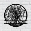 Custom Spider Metal Sign Art, Metal Spider Decor, Spider Sign, Custom Tarantula Metal Sign, Tarantula Metal Wall Decor, Spider Wall Hanging
