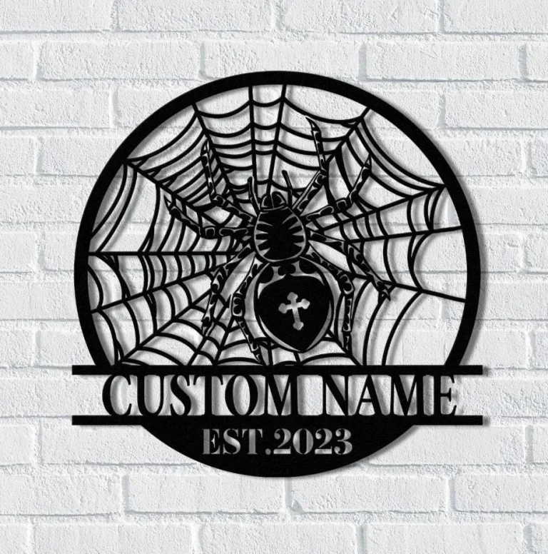 Custom Spider Metal Sign Art, Metal Spider Decor, Spider Sign, Custom Tarantula Metal Sign, Tarantula Metal Wall Decor, Spider Wall Hanging