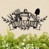 Personalized Garden Metal Sign, Custom Gardener Name Sign, Garden Metal Sign, Garden Wall Art, Garden Decor, Gift For Gardener, Metal Yard Sign