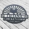 Customized Chicken Farm Metal Sign, Our Little Coop Sign Metal Sign, Hen House Coop Sign, Family Name Metal Sign For Farm House, Farm Sign