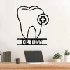 Custom Dentist Tooth Metal Wall Art, Dentist Tooth Gift, Dental Assistant Gifts, Dentist Office Decor, Tooth Sign, Dental Student Gift