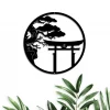 Japanese Metal Wall Art Bonsai Tree Metal Art Cherry Blossom Tree Metal Wall Art Japanese Inspired Metal Art Work Bonsai Tree Gift Bonsai
