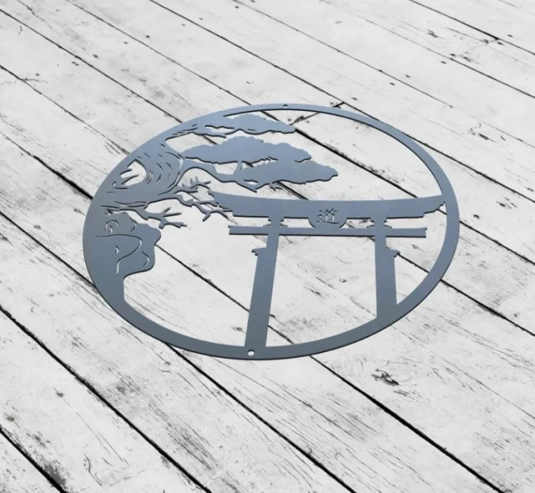 Japanese Metal Wall Art Bonsai Tree Metal Art Cherry Blossom Tree Metal Wall Art Japanese Inspired Metal Art Work Bonsai Tree Gift Bonsai