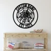 Custom Tarantula Metal Wall Art, Spider Metal Sign, Spiderweb Name Sign, Home Decor, Spider Kid Nursery Decoration, Halloween Decor