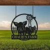 Custom Pig Metal Sign, Custom Pig Farm, Custom Funny Pig Farmhouse, Farmhouse Metal Wall Art, Pig Farm Sign, Farmer Name Sign, Farmer Gift