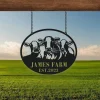 Dairy Cow Farmhouse Metal Wall Art, Custom Cow Farm Metal Sign , Dairy Cow Farm, Dairy Cow Gift, Dairy Cow Lover, Dairy Cow Farm, Cow Sign