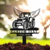 Tractor Memorial Plaque Stake, Tractor Memorial Cross For Grave, Tractor Sympathy, Personalized Memorial Garve Maker, Grave Marker Human