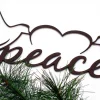 Christmas Peace Doves Metal Sign - Copper, Christmas Decor, Christmas Gift, Xmas Decor, Christmas Decor