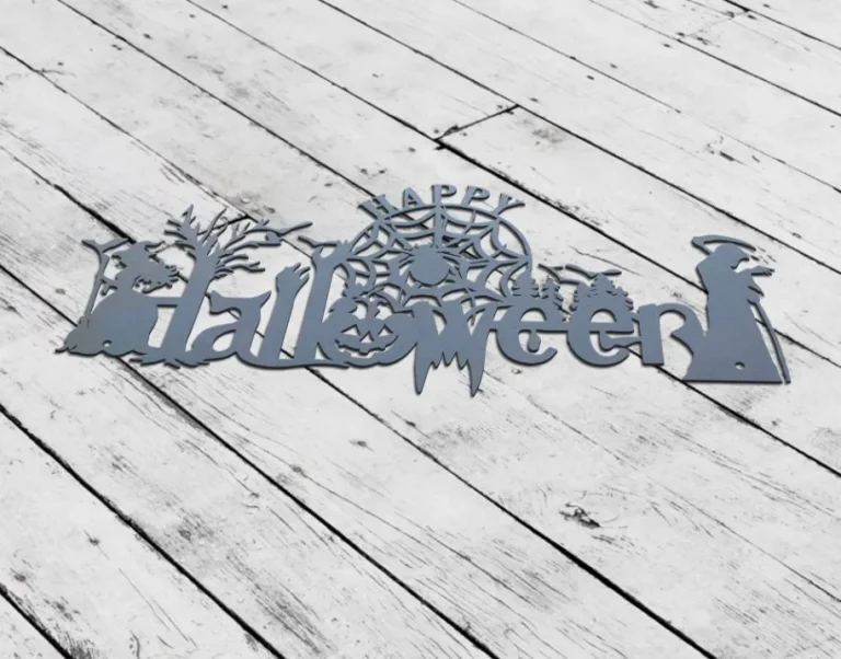 Happy Halloween Metal Wall Art, Raven Halloween Sign, Witches Halloween Decor, Cool Halloween Room Decor, Bat Pumpkin Sign, Halloween Night