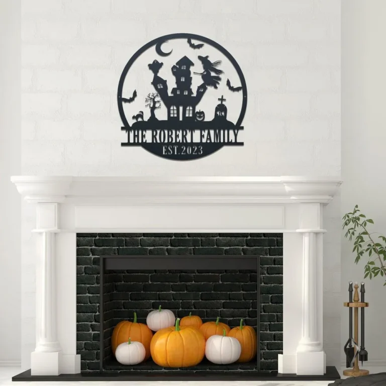 Happy Halloween Metal Sign - Halloween Door Metal Sign - Halloween Gift -halloween Decor - Halloween Sign - Halloween Sign Decor- Gift