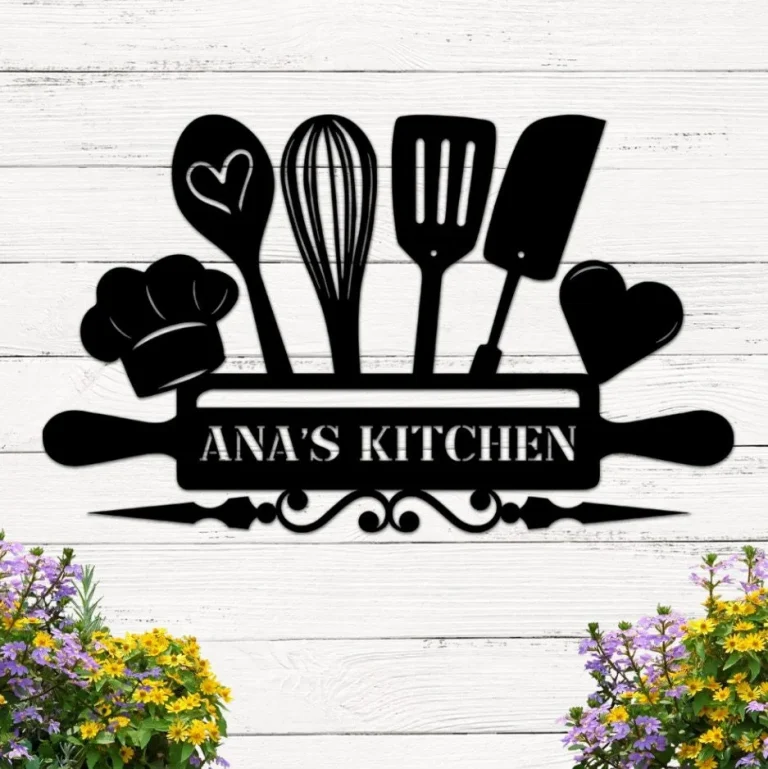 Personalized Kitchen Signs, Metal Wall Art, Kitchen Gifts, Custom Metal Sign For Kitchen, Kitchen Decor, Home Decor, Gift For Mothers