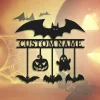 Custom Metal Halloween Bats, Bat Sign Halloween, Flying Bats, Scary Bats, Hanging Scary Bats Sign, Hanging Bats For Yard, Halloween Decor Scary