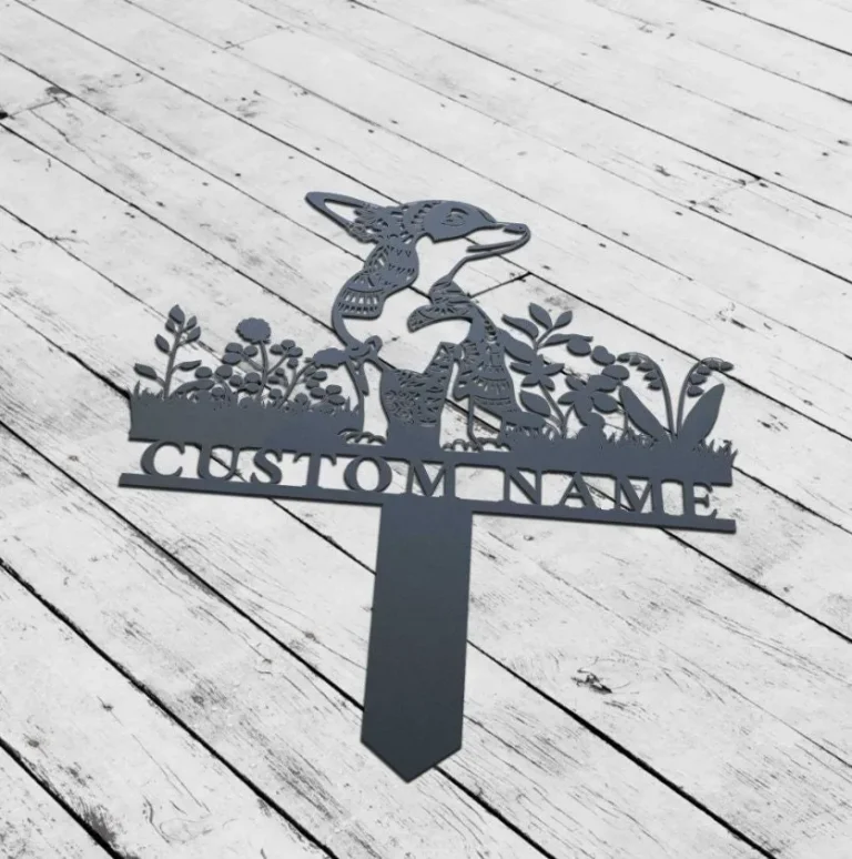 Chihuahua Mandala Garden Stake Metal, Chihuahua Lover, Dog Garden Sign Outdoor Decor, Chihuahua Stake, Chihuahua Zentangle Metal Yard Art