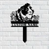 Custom Guinea Pig Garden Stake, Personalized Guinea Pig Yard Stake, Guinea Pig Pet Memorial Marker, Metal Hamster Guinea Pig Memorial Stake