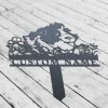 Custom Guinea Pig Garden Stake, Personalized Guinea Pig Yard Stake, Guinea Pig Pet Memorial Marker, Metal Hamster Guinea Pig Memorial Stake