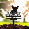 Custom French Bulldog Memorial Stake, Pet Grave Markers Sign, Metal Sign With Stake, Pet Loss, Pet Loss Gift, Sympathy Sign, Remembrance Stake