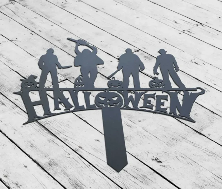 Zombies, Halloween Metal, Halloween Sign, Tabletop Zombie Figures, Halloween, Halloween Decor, Halloween Decorations, Gift, Shadow Figures