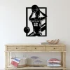 Custom Basketball Player Metal Sign, Basketball Decor, Basketball Metal Wall Art, Basketball Sign, Kid Boy Girl Nursery Decoration Birthday Gift