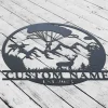 Custom Parachuting Skydiving Metal Sign, Parachuting Skydiving Monogram Metal Sign, Skydiving Wall Hanging For Decoration, Parachuting Sign