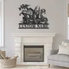 Custom Ship Octopus Tentacles Metal Wall Art Personalized Kraken Octopus Name Sign Home Decor Ocean Sea Monster Decoration Gift Octopus Sign