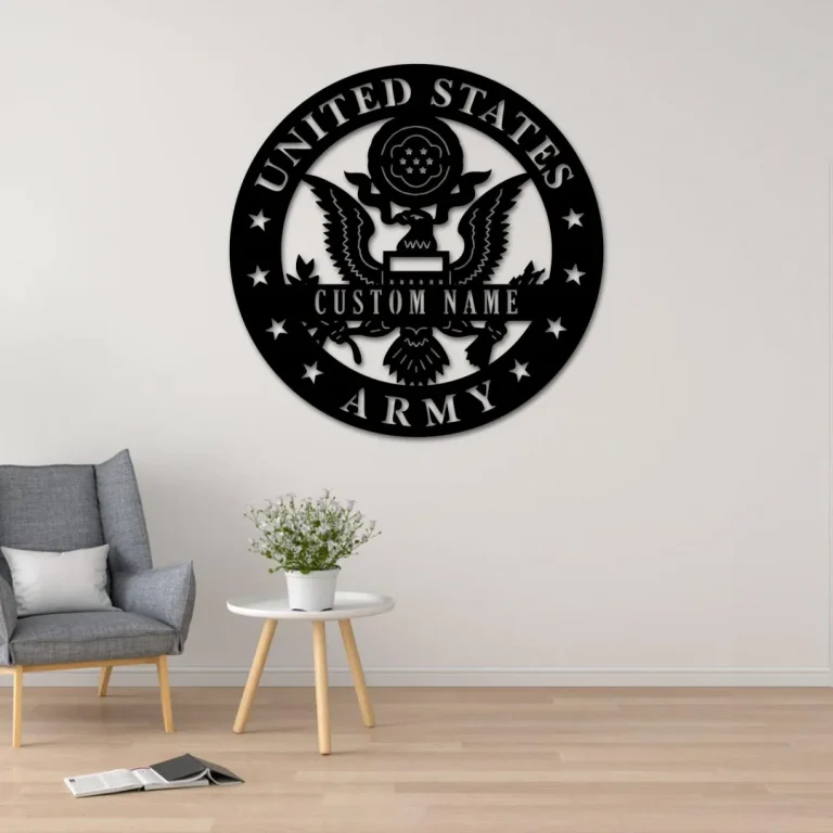 Army Veteran Metal Wall Art, Military Gift, Soldier Metal Wall Art, Army Veteran U.s Army Gift, Gift For Dad, Veteran Gift, Us Soldier Gift