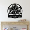 Personalized Octopus Metal Sign, Custom Octopus Name Sign, Octopus Metal Wall Art, Octopus Beach Home Decor, Octopus Sea Life Wall Decor