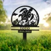 Personalized Turtle Memorial Stake, Remembrance Stake, Garden Decor, Floral Tortoise, Metal Stake, Tortoise Loss, Sympathy Sign, Grave Marker