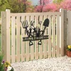 Garden Sign Personalized, Garden Wall Art, Garden Metal Sign, Rose Garden Sign, Custom Gardener Name Sign, Metal Yard Decor, Gardening Gifts