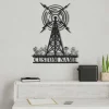 Custom Ham Radio Metal Wall Art Personalized Amateur Radio Name Sign Home Decor Radio Operator Decoration Amateur Call Birthday