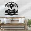 Custom Jet Fighter Metal Wall Art, Personalized Pilot Name Sign Home Decor, Aircraft Hangar Decoration Airplane Sign, Airplane Metal Wall Art