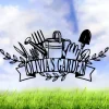 Personalized Garden Metal Sign, Custom Gardener Name Sign, Garden Metal Sign, Garden Wall Art, Garden Decor, Gift For Gardener, Metal Yard Sign